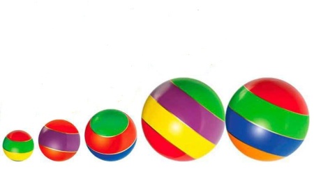 Купить Мячи резиновые (комплект из 5 мячей различного диаметра) в Бердске 