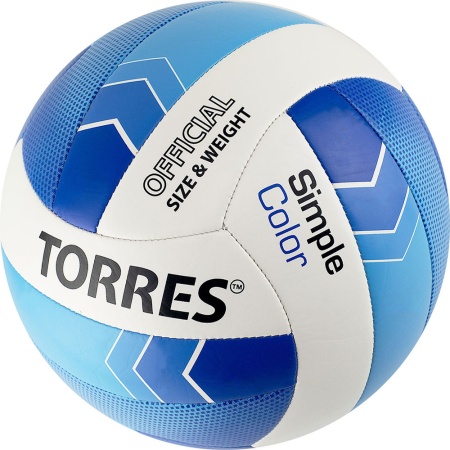 Купить Мяч волейбольный Torres Simple Color любительский р.5 в Бердске 